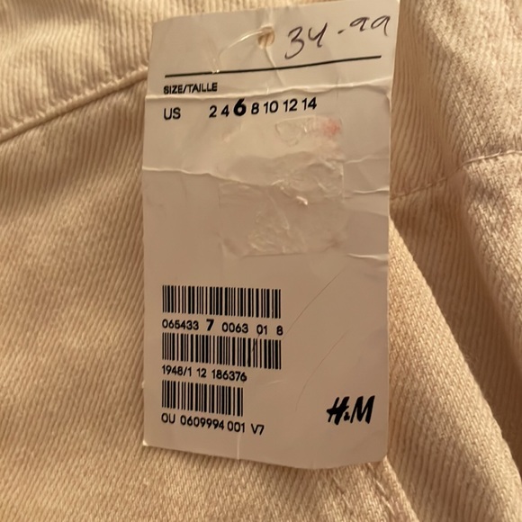 HM Super Wide Leg and High Waisted Denim Pants - Picture 8 of 14